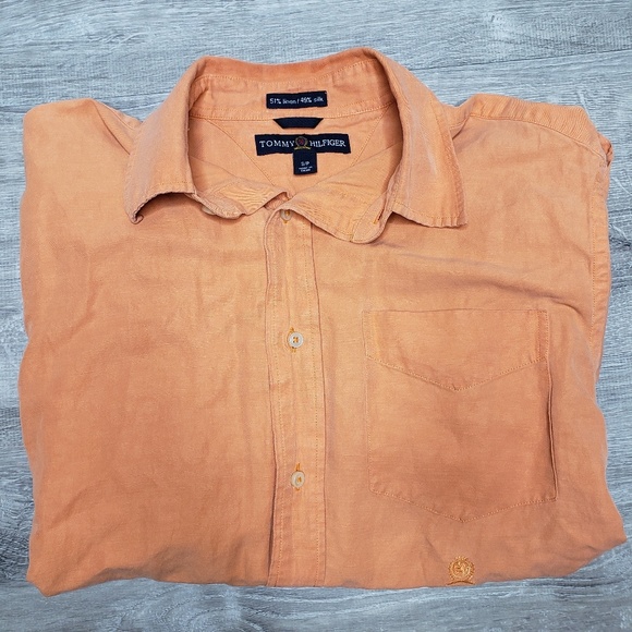 Tommy Hilfiger Other - 🍍 Tommy hilfigure size small silk and linen blend